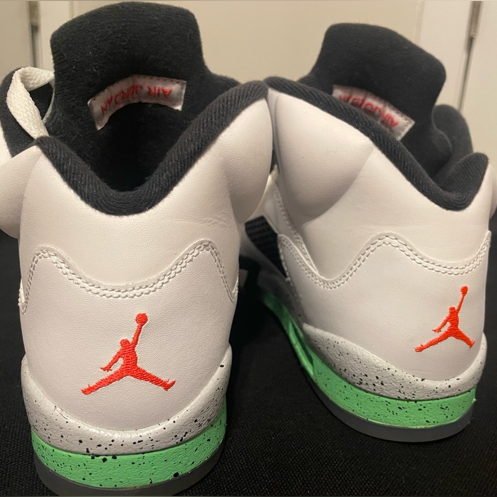 Nike Air Jordan Retro 5 V Poison Green - Picture 5 of 5